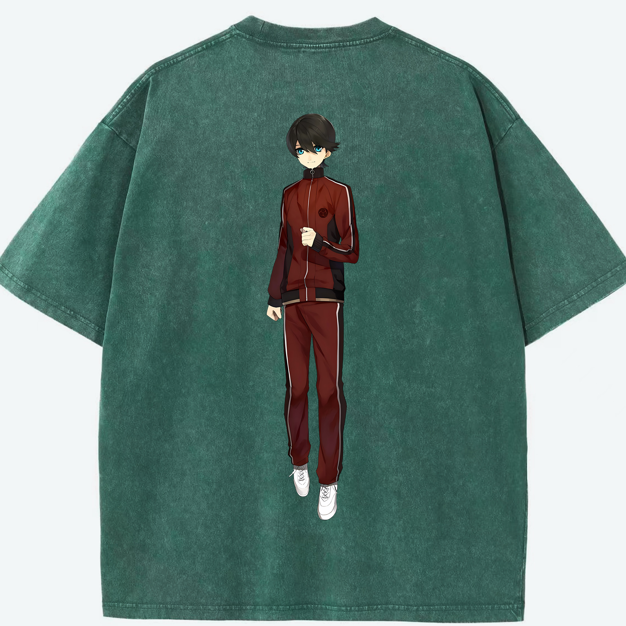 （画像用） 刀剣乱舞 Touken Ranbu 綿100% ヴィンテージ風 半袖Tシャツ（背面プリント）